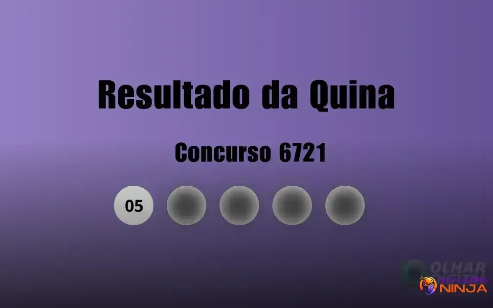Quina 6721: Confira o resultado do sorteio desta segunda-feira Quina 6721: Confira o resultado do sorteio desta segunda-feira