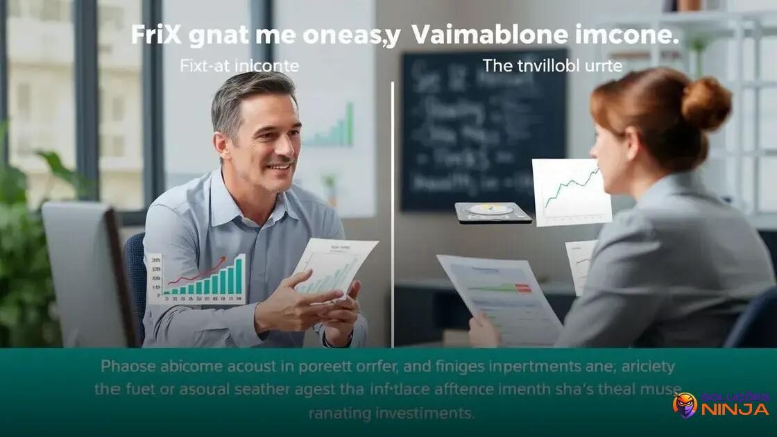 Renda fixa x renda variável: o que escolher?