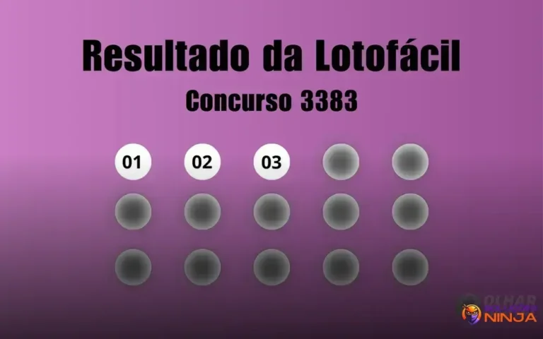 Resultados do sorteio da Lotofácil 3383: saiba mais aqui!